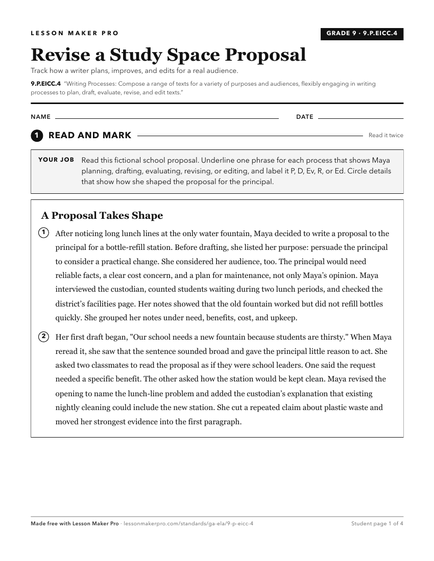 Preview of the 9.P.EICC.4 printable worksheet