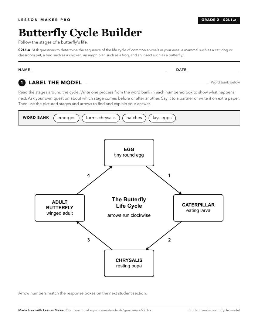 Preview of the S2L1.a printable worksheet