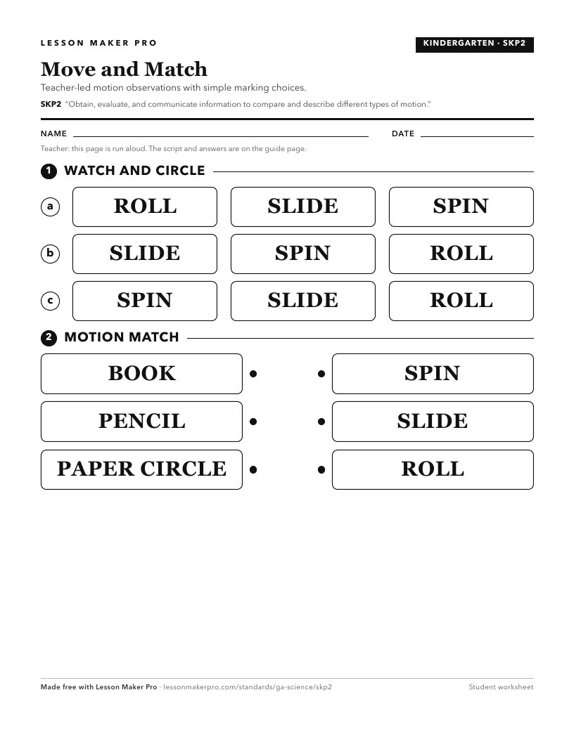 Preview of the SKP2 printable worksheet