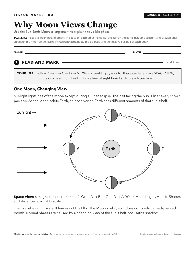Preview of the SC.8.E.5.9 printable worksheet