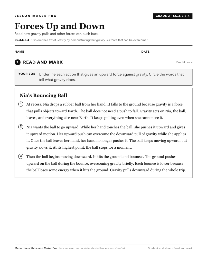Preview of the SC.3.E.5.4 printable worksheet