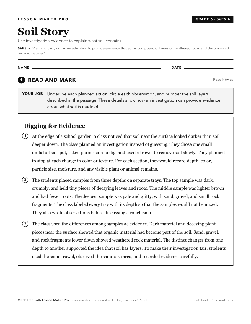Preview of the S6E5.h printable worksheet