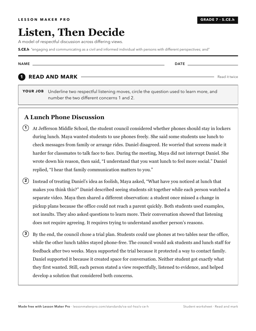 Preview of the S.CE.h printable worksheet