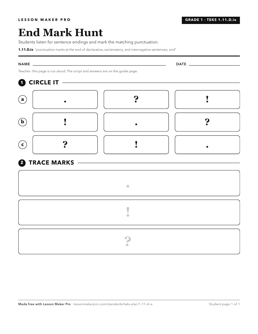 Preview of the 1.11.D.ix printable worksheet