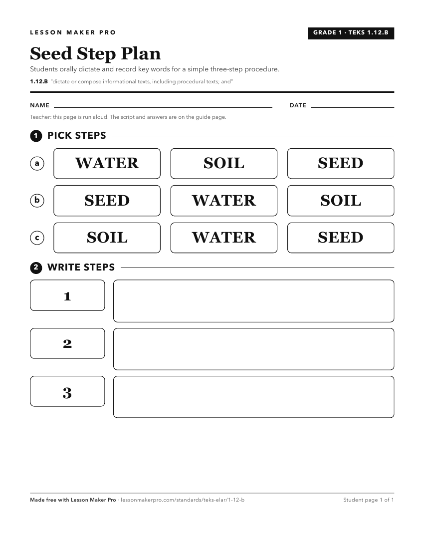 Preview of the 1.12.B printable worksheet