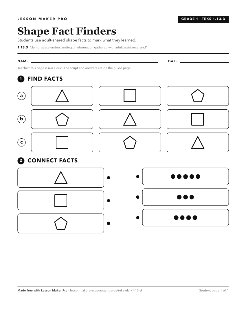 Preview of the 1.13.D printable worksheet