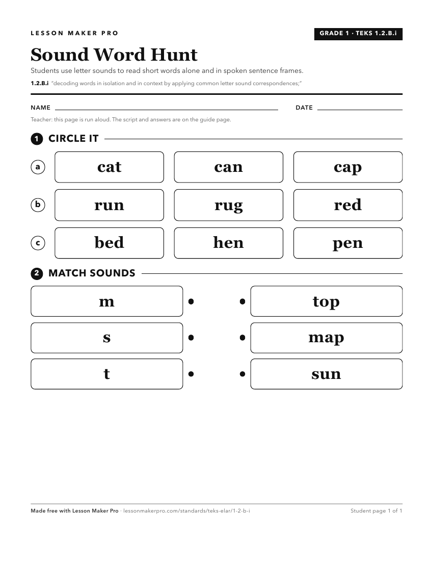 Preview of the 1.2.B.i printable worksheet