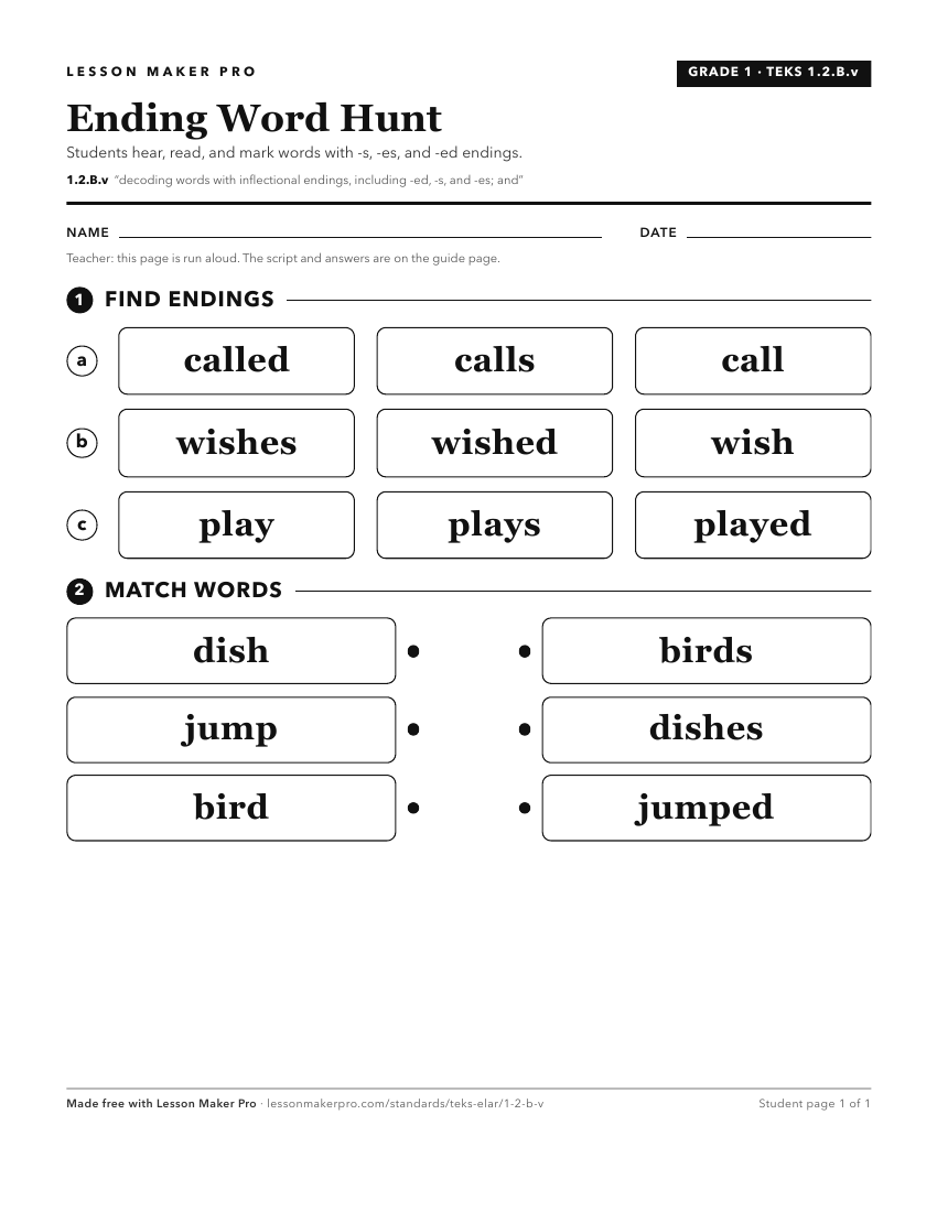 Preview of the 1.2.B.v printable worksheet
