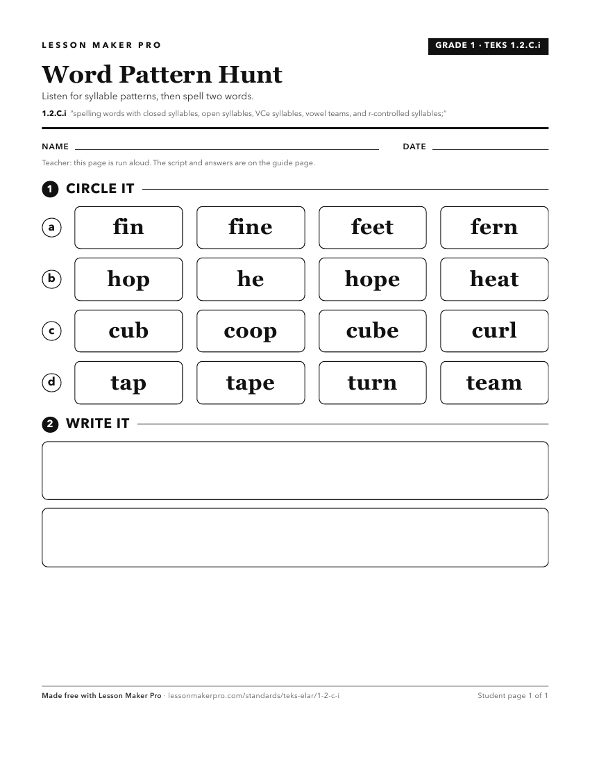 Preview of the 1.2.C.i printable worksheet