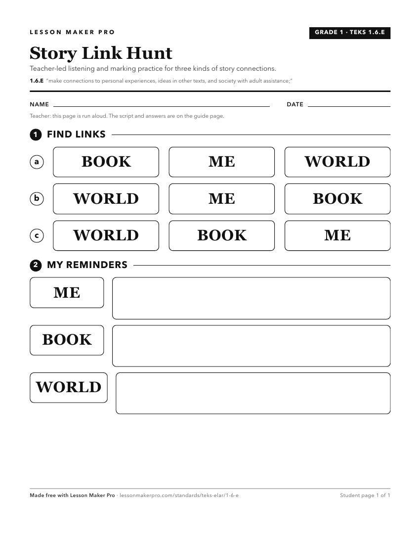 Preview of the 1.6.E printable worksheet