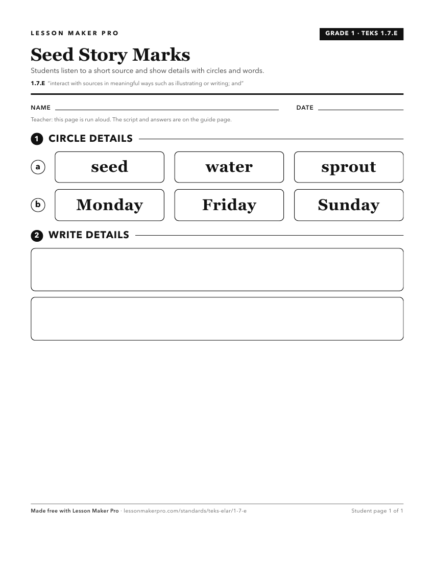 Preview of the 1.7.E printable worksheet