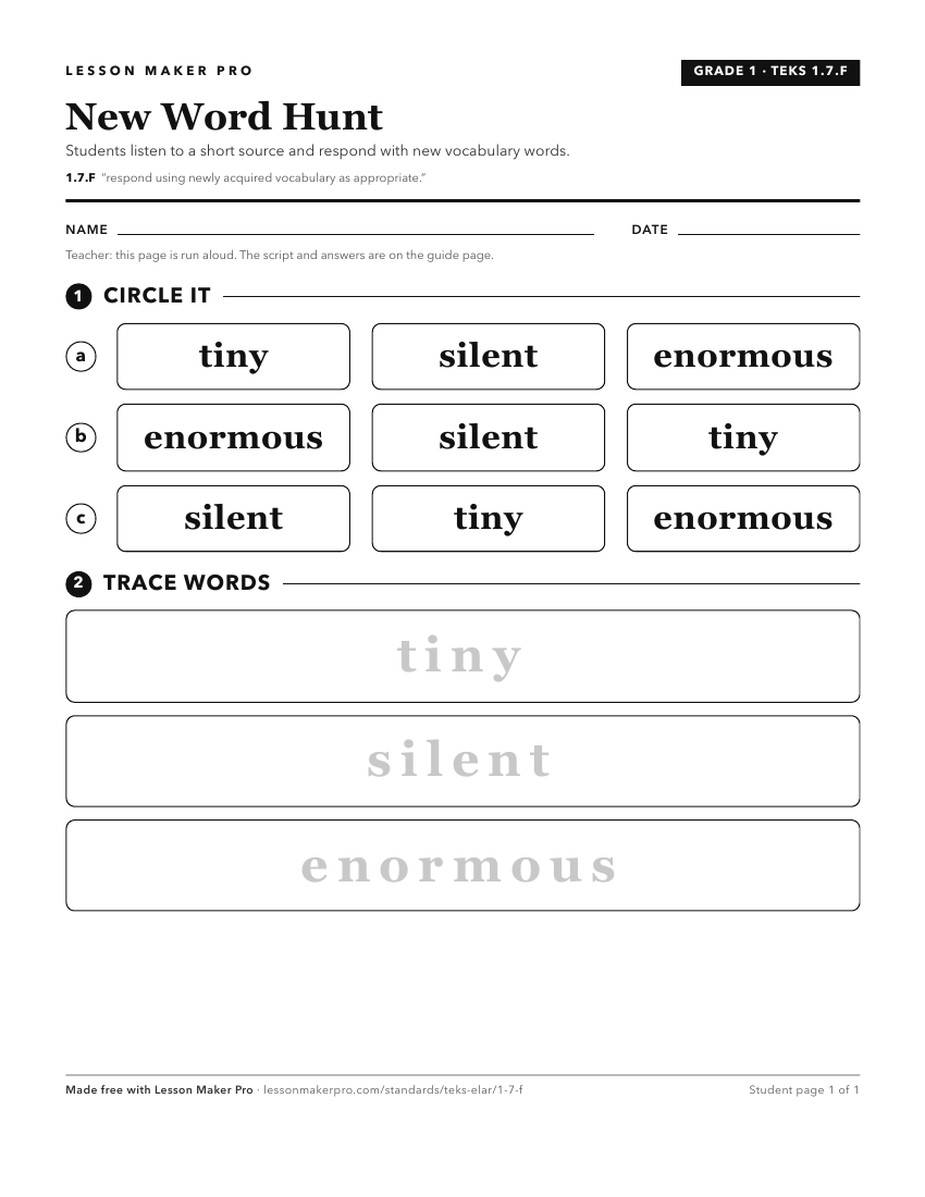 Preview of the 1.7.F printable worksheet