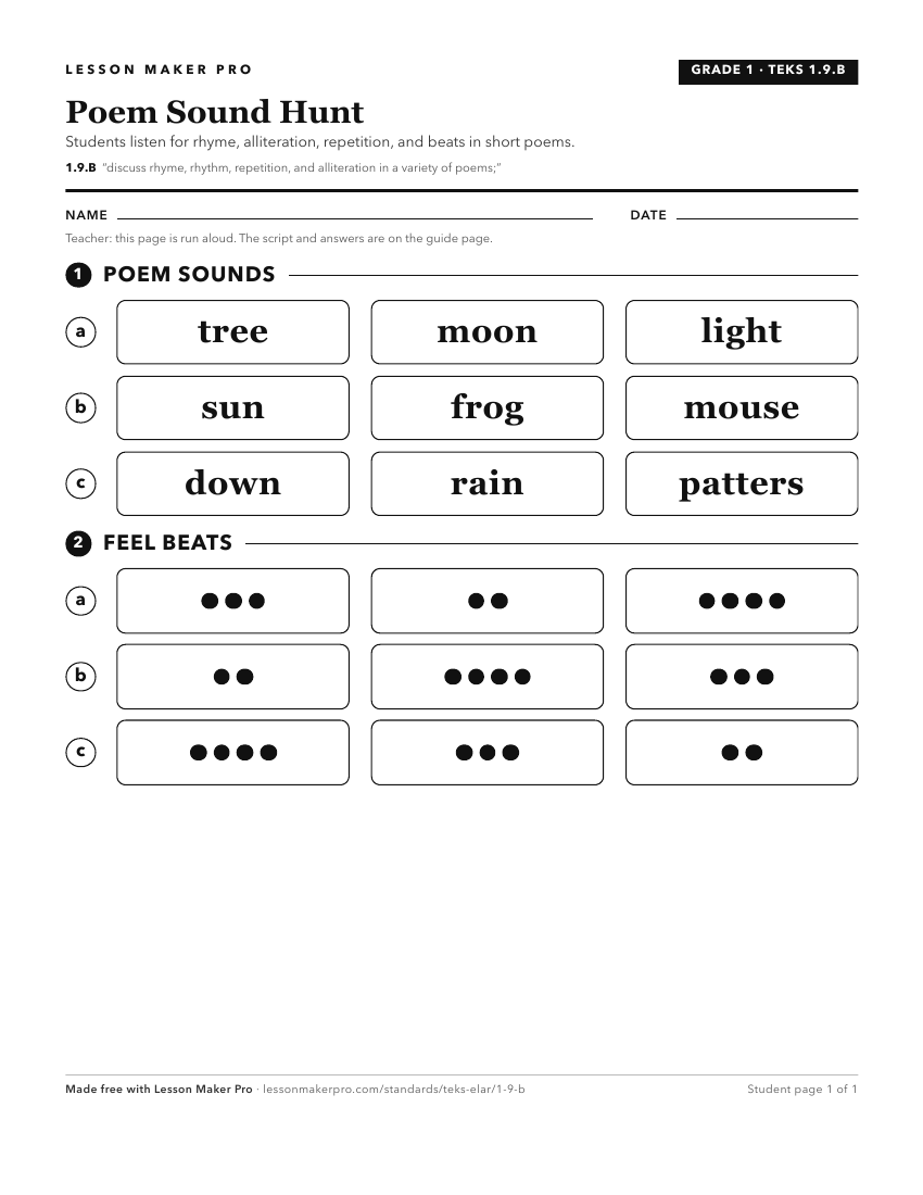 Preview of the 1.9.B printable worksheet