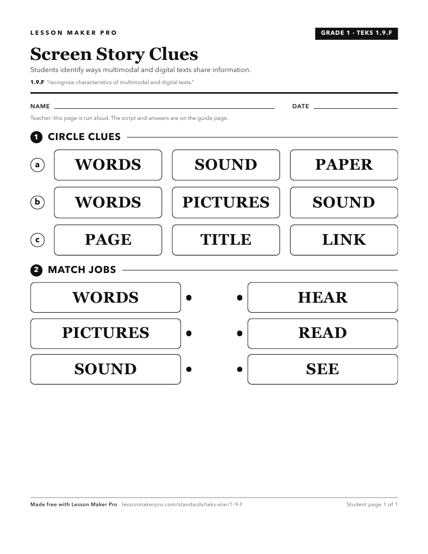 Preview of the 1.9.F printable worksheet