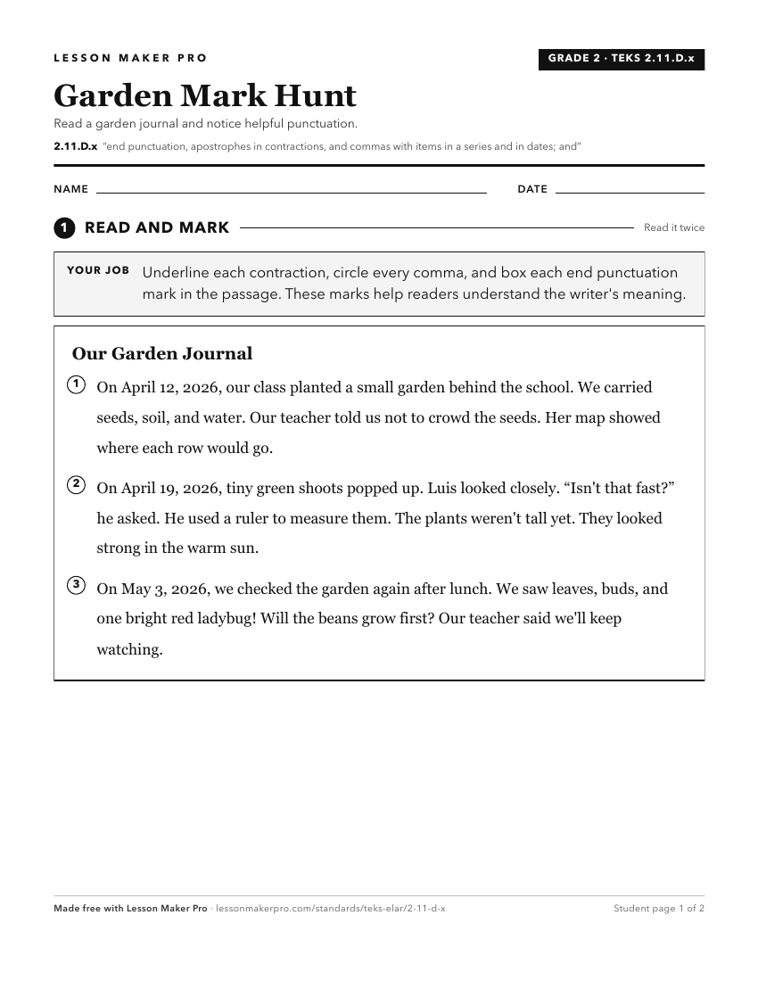 Preview of the 2.11.D.x printable worksheet