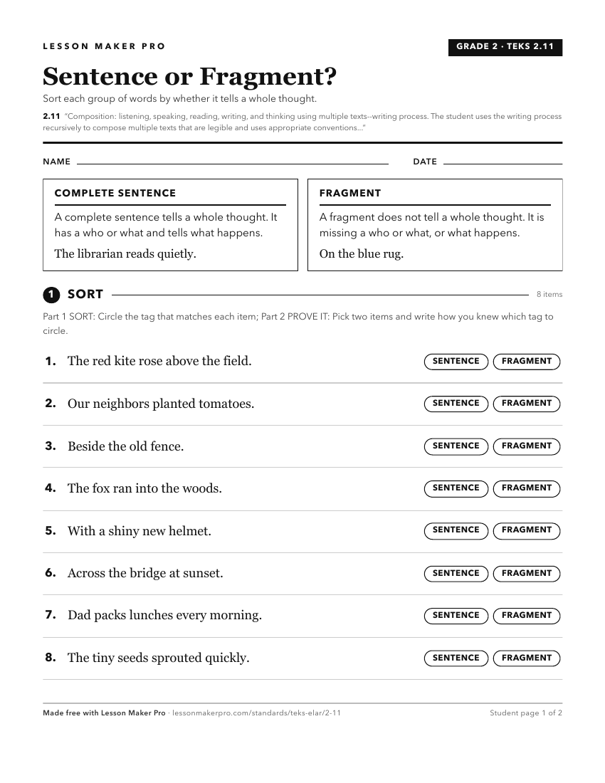 Preview of the 2.11 printable worksheet