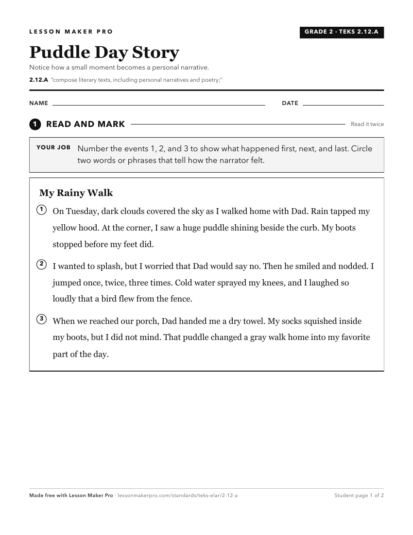 Preview of the 2.12.A printable worksheet