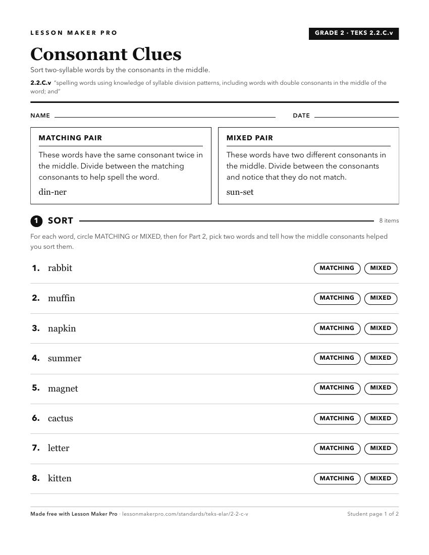 Preview of the 2.2.C.v printable worksheet