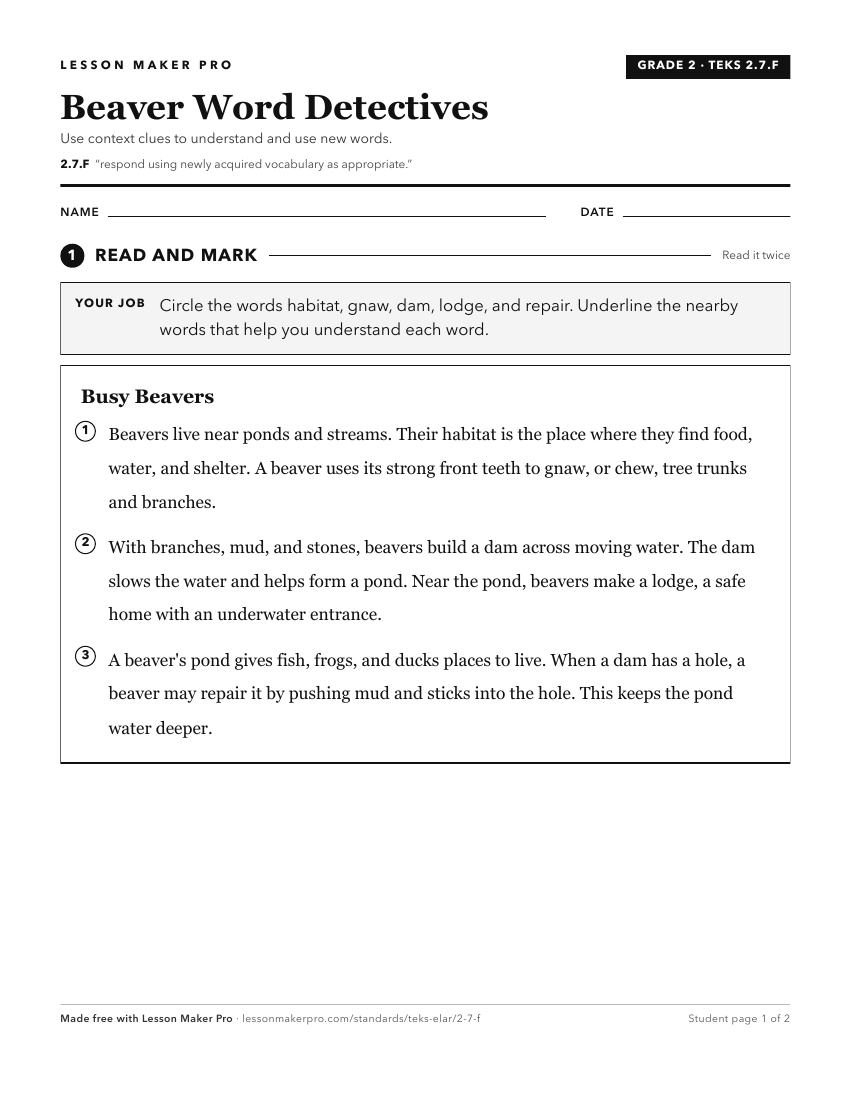 Preview of the 2.7.F printable worksheet