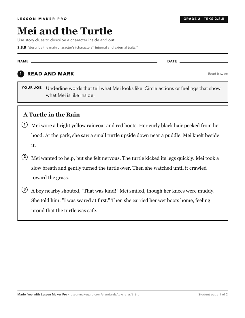 Preview of the 2.8.B printable worksheet