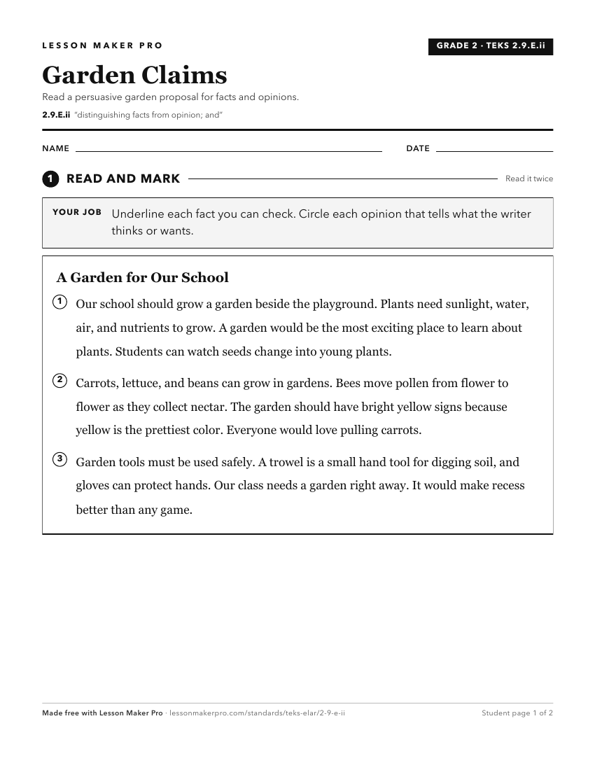 Preview of the 2.9.E.ii printable worksheet