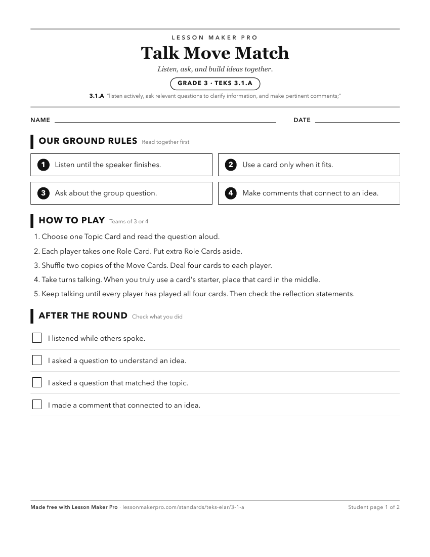 Preview of the 3.1.A printable worksheet