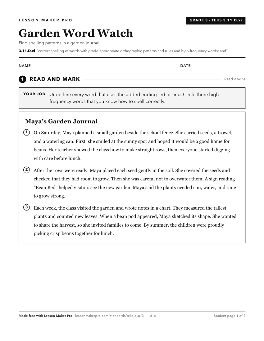 Preview of the 3.11.D.xi printable worksheet