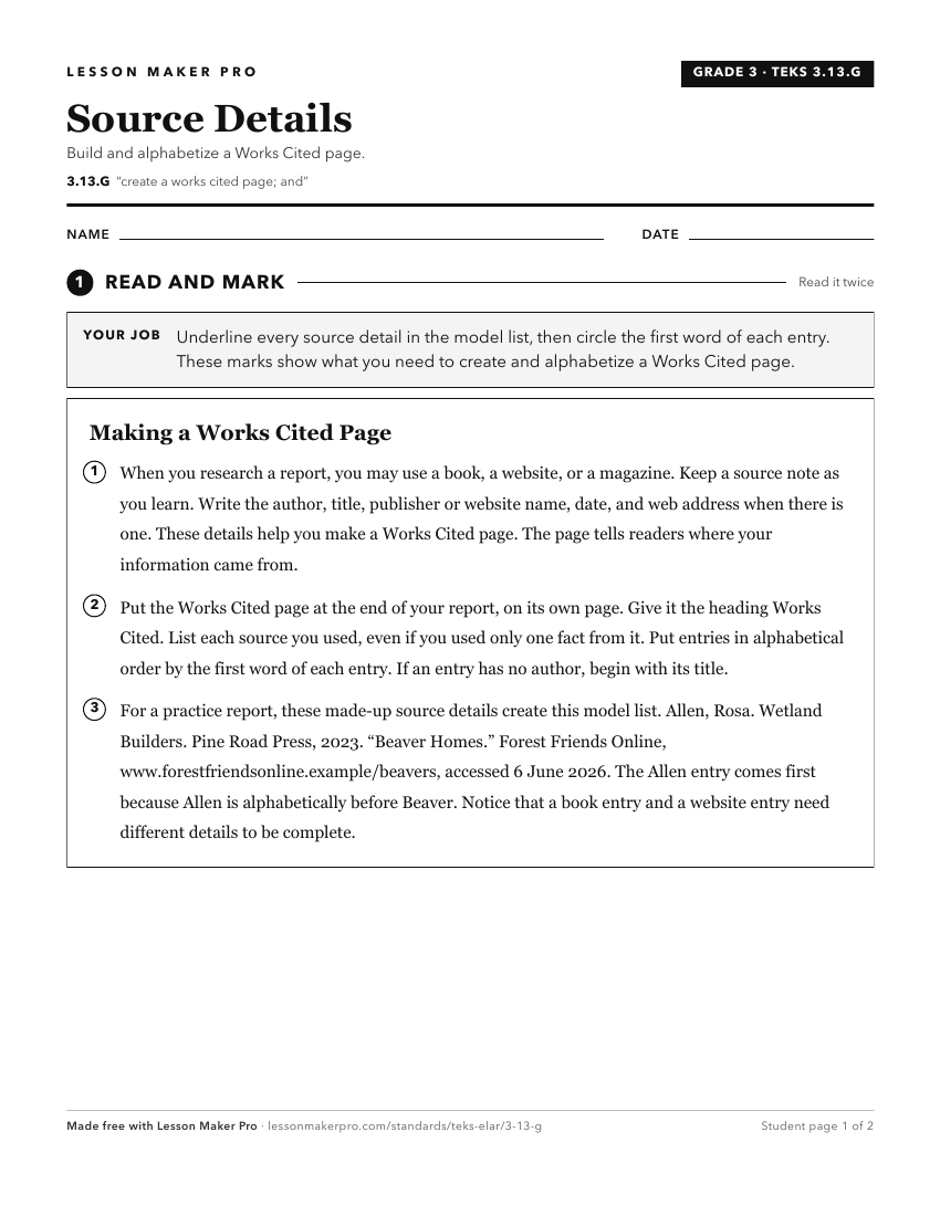 Preview of the 3.13.G printable worksheet