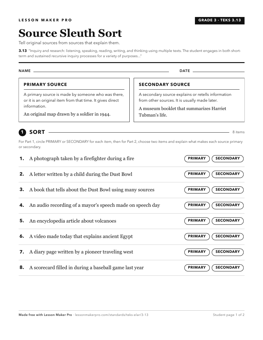 Preview of the 3.13 printable worksheet
