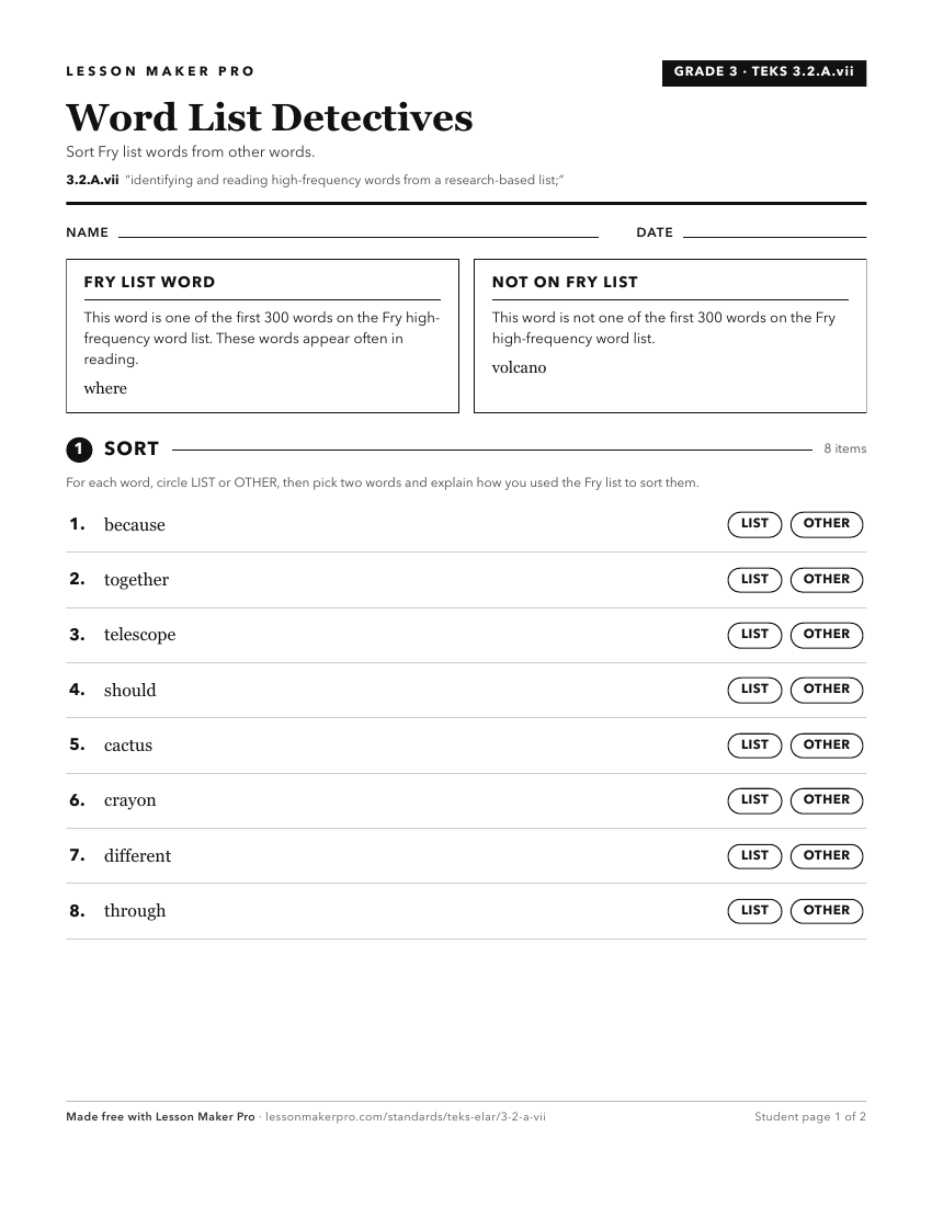 Preview of the 3.2.A.vii printable worksheet