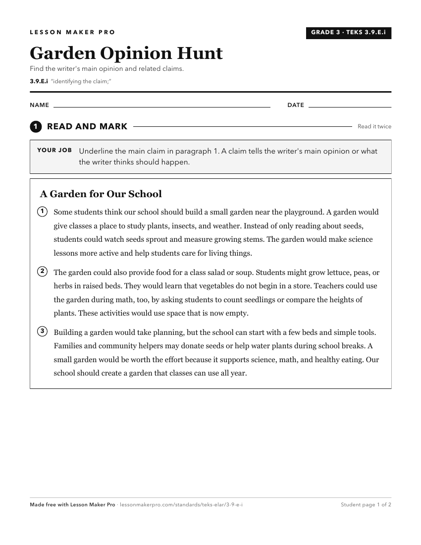 Preview of the 3.9.E.i printable worksheet