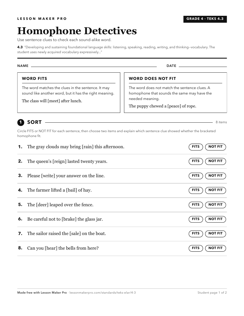 Preview of the 4.3 printable worksheet