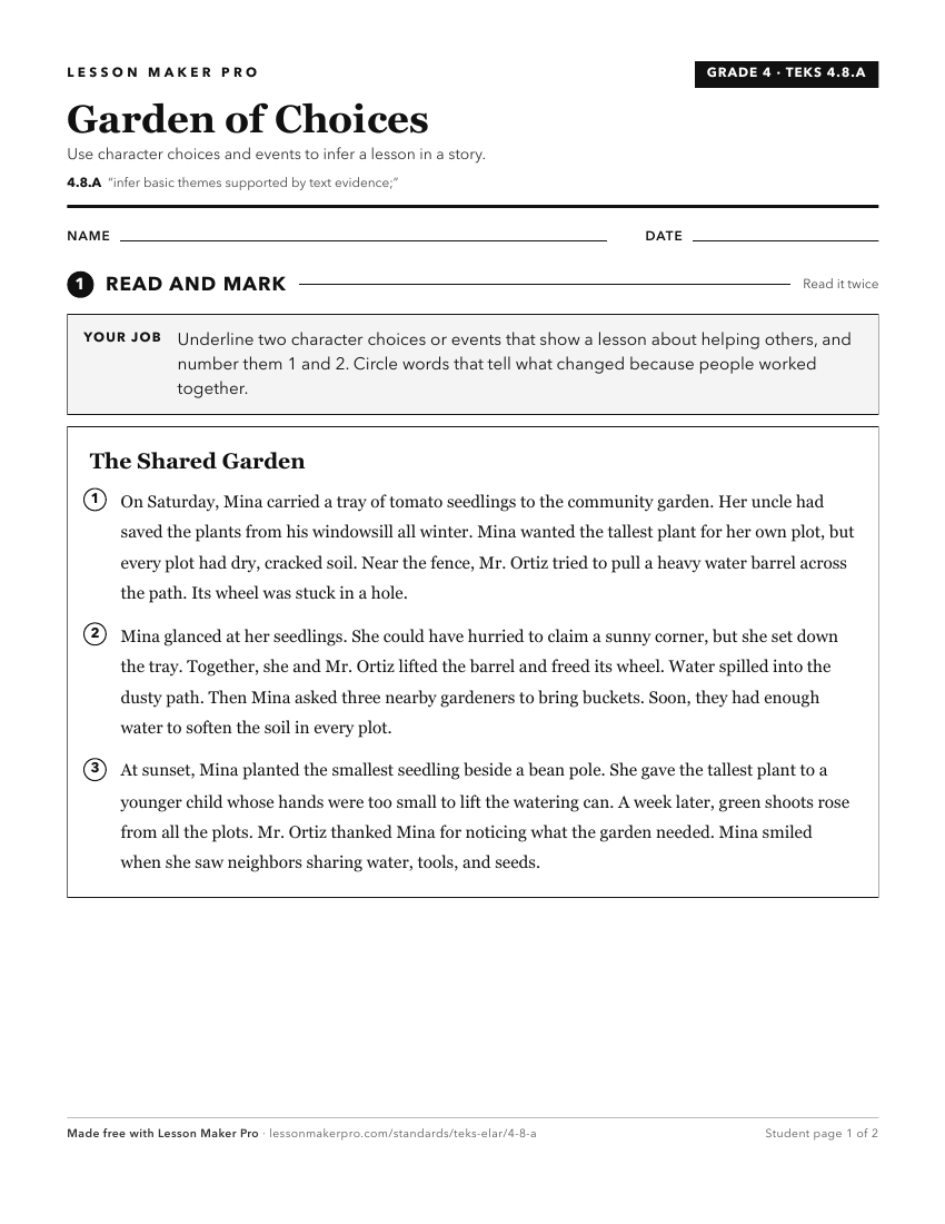 Preview of the 4.8.A printable worksheet