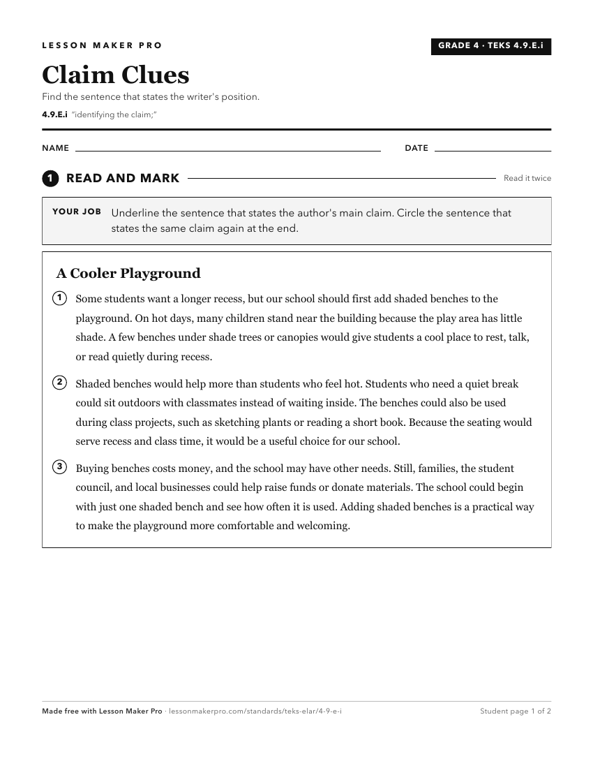 Preview of the 4.9.E.i printable worksheet