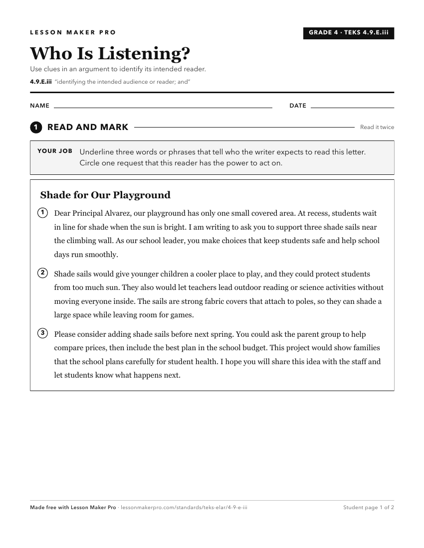 Preview of the 4.9.E.iii printable worksheet