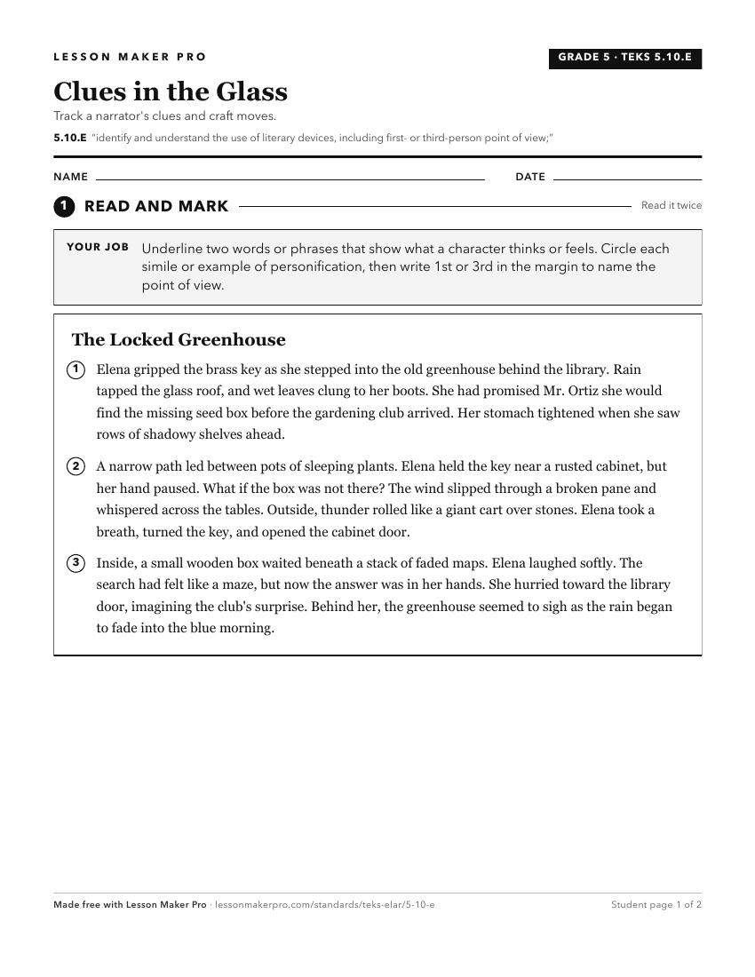 Preview of the 5.10.E printable worksheet