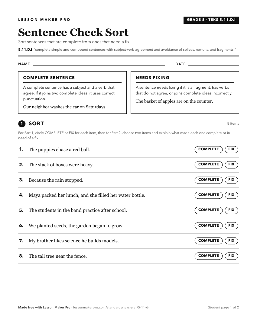 Preview of the 5.11.D.i printable worksheet