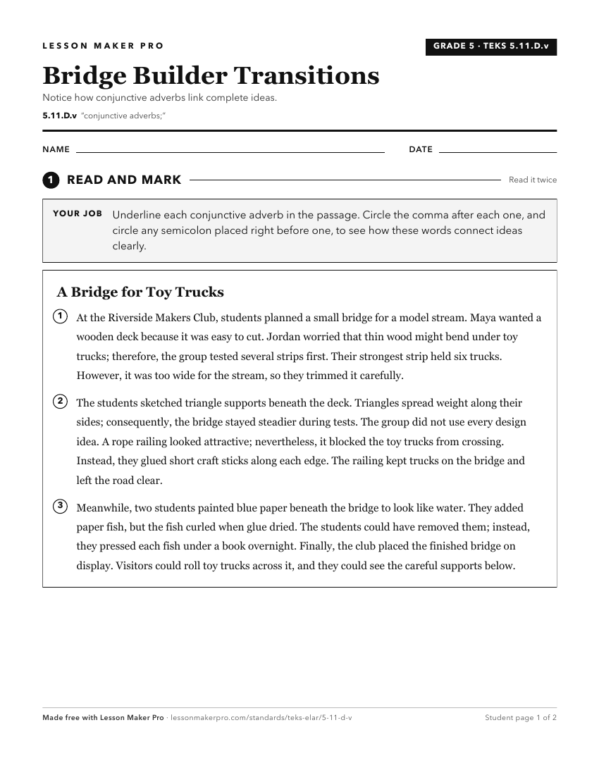 Preview of the 5.11.D.v printable worksheet