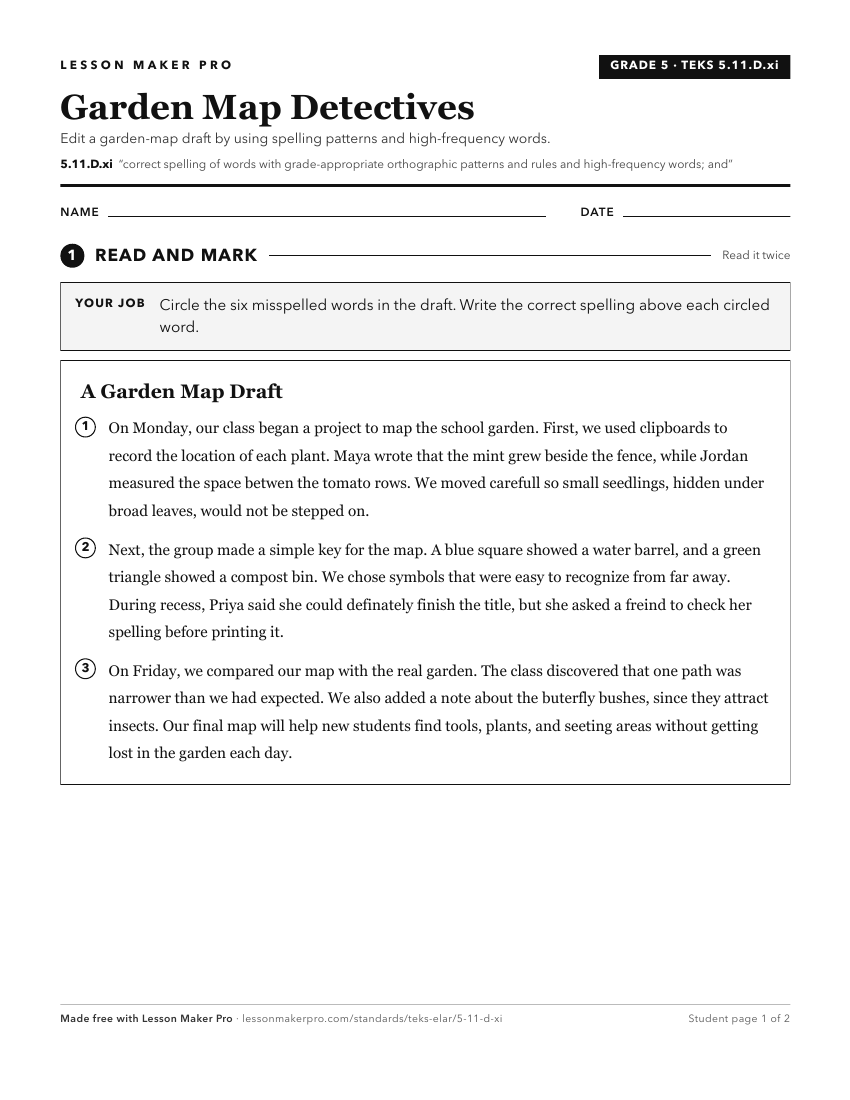 Preview of the 5.11.D.xi printable worksheet
