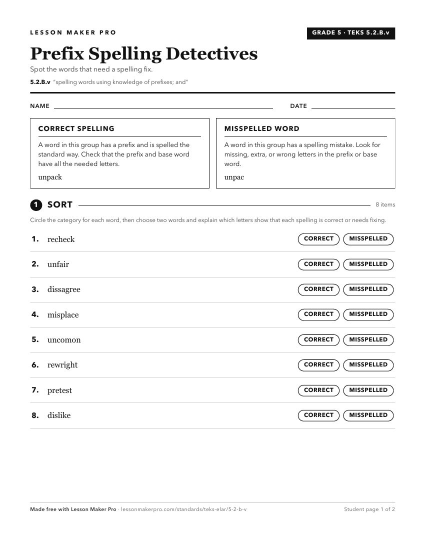 Preview of the 5.2.B.v printable worksheet
