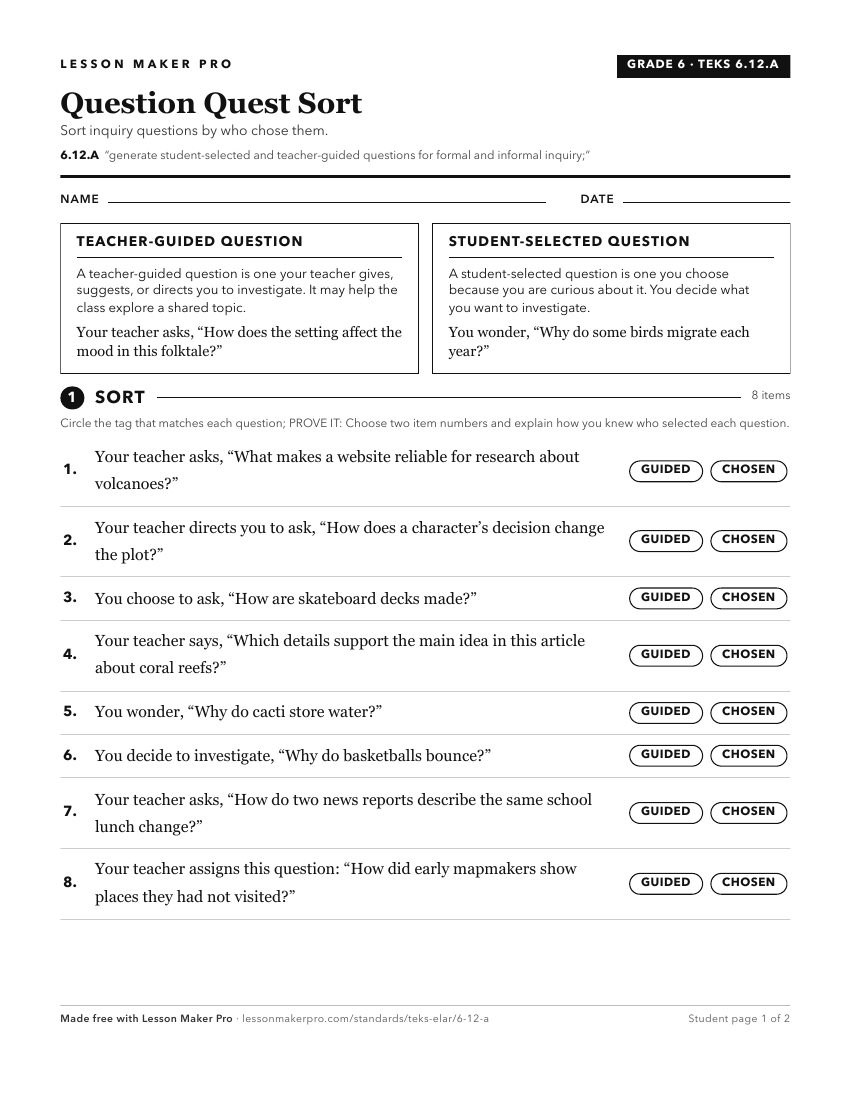 Preview of the 6.12.A printable worksheet