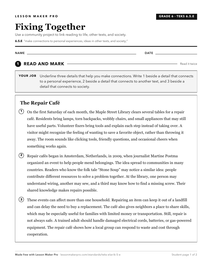 Preview of the 6.5.E printable worksheet