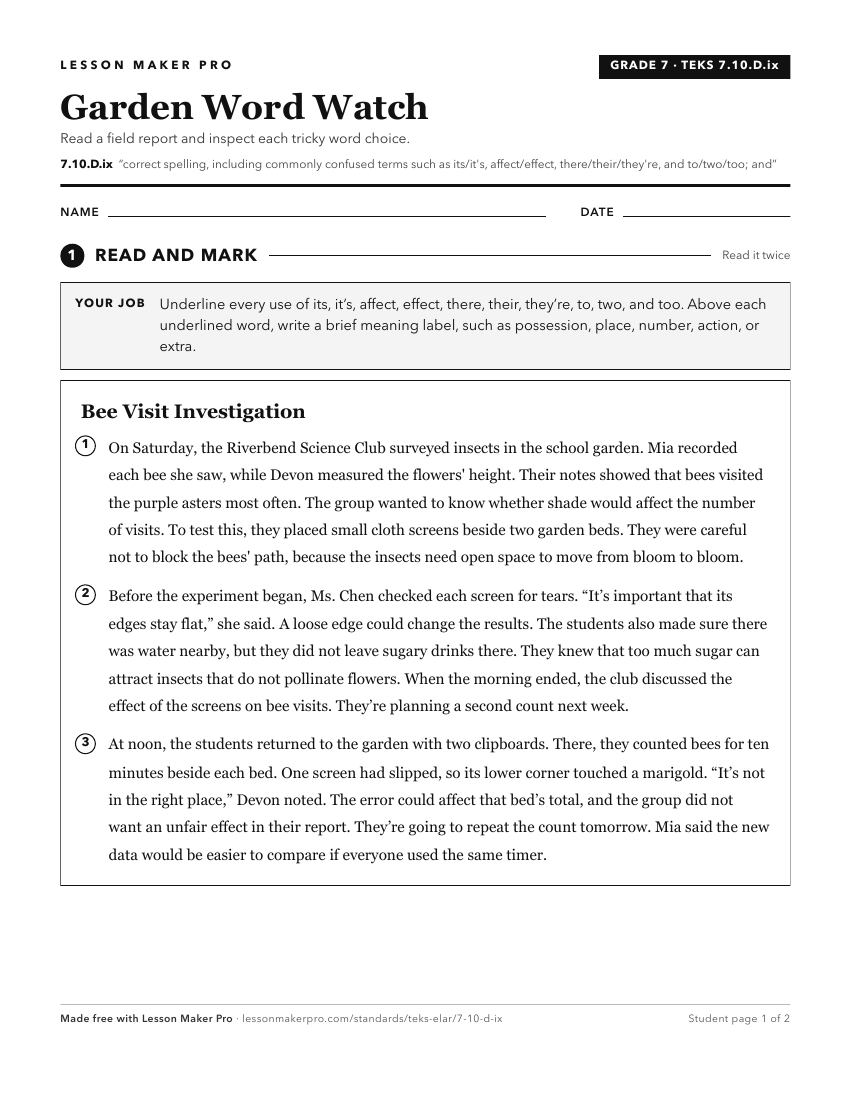 Preview of the 7.10.D.ix printable worksheet