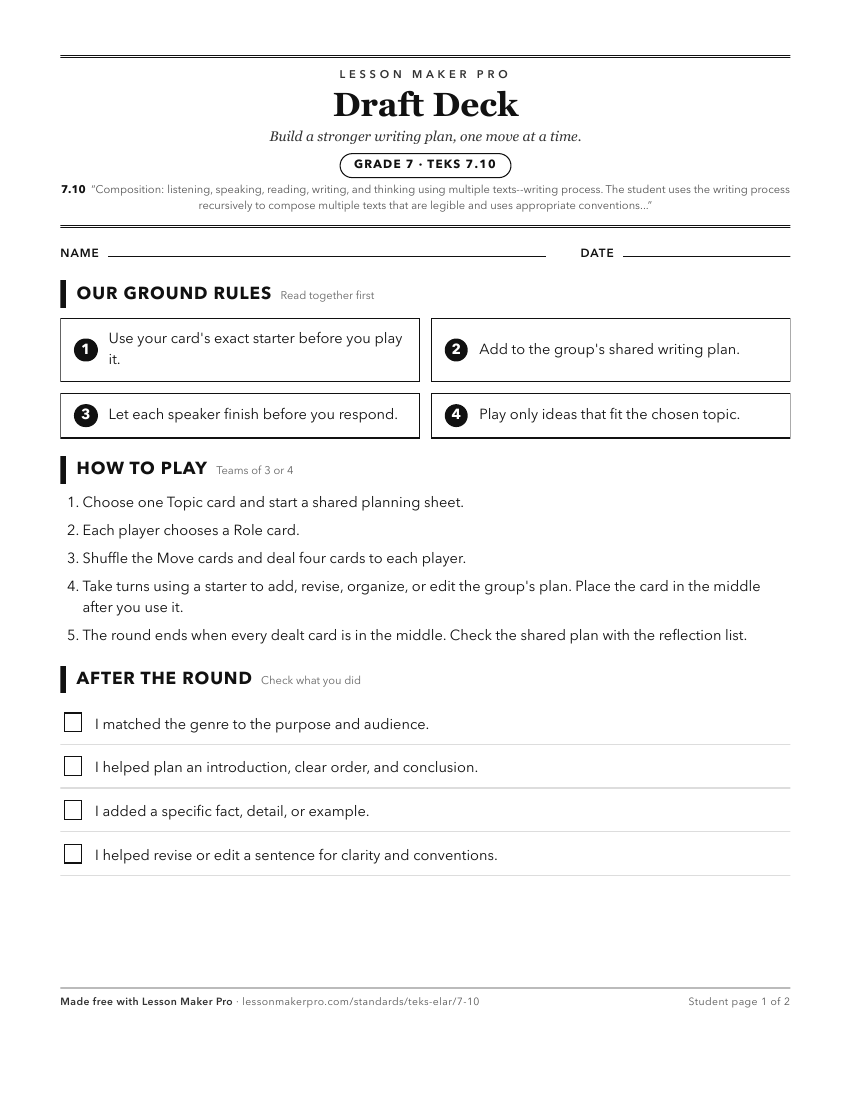 Preview of the 7.10 printable worksheet