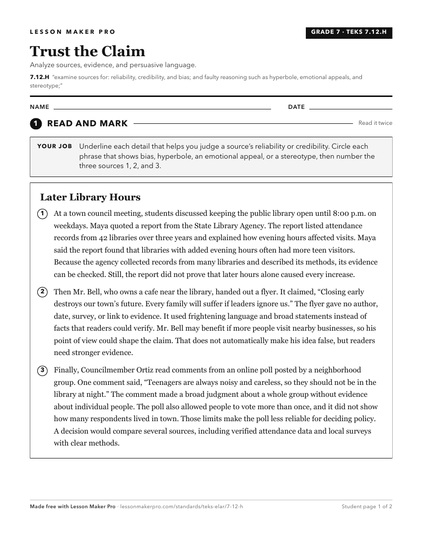 Preview of the 7.12.H printable worksheet
