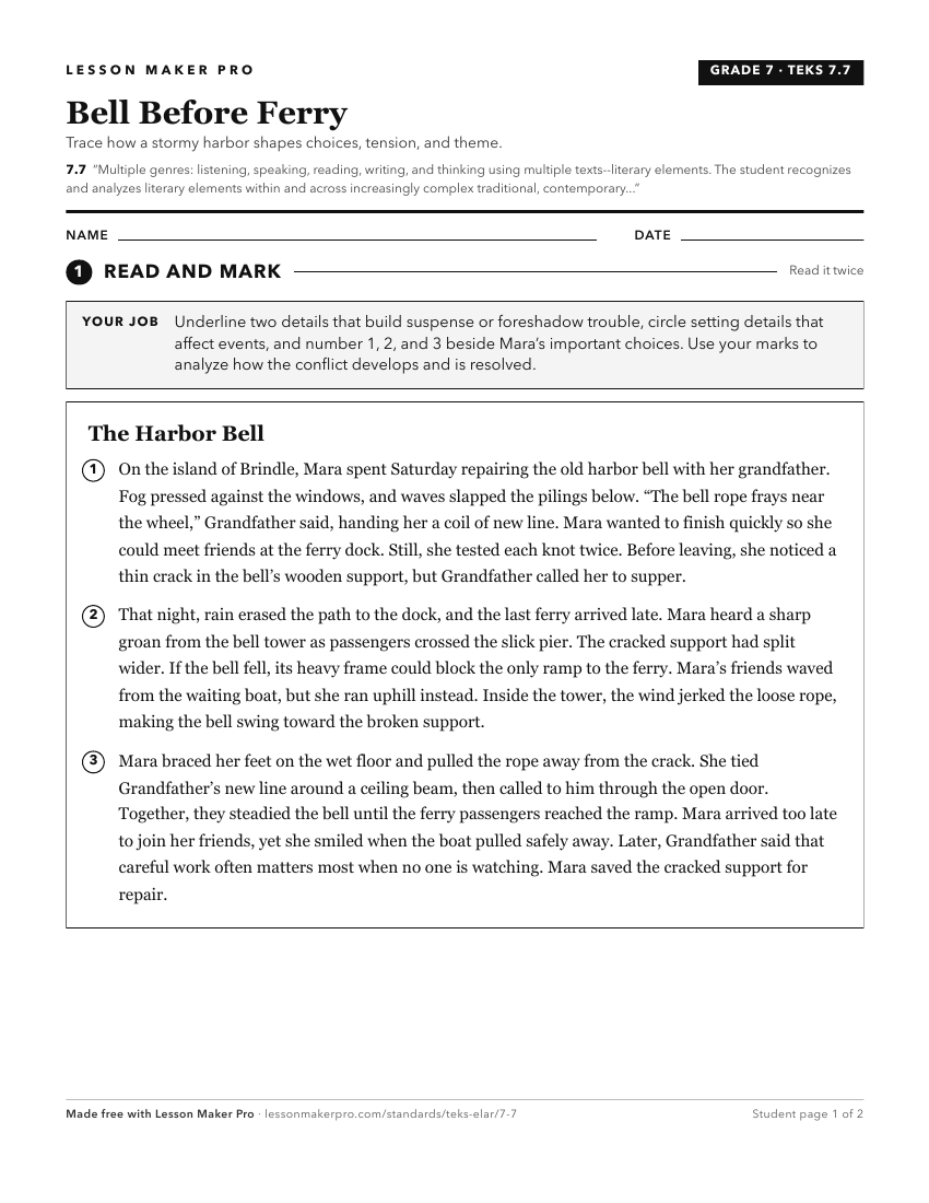 Preview of the 7.7 printable worksheet