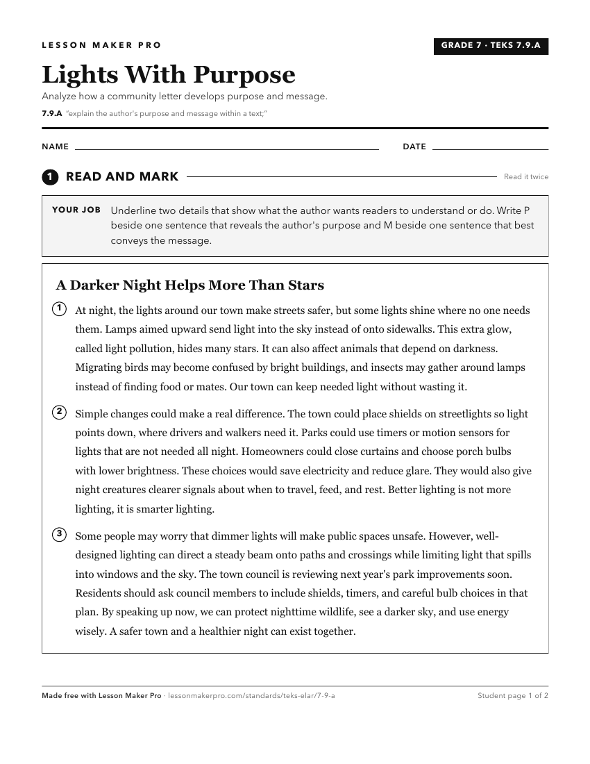 Preview of the 7.9.A printable worksheet
