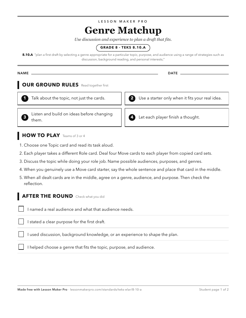 Preview of the 8.10.A printable worksheet