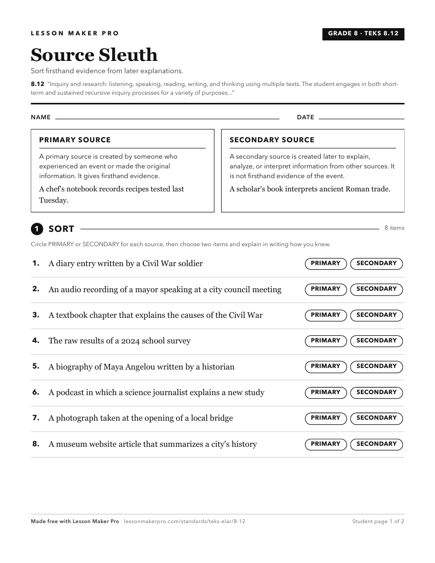 Preview of the 8.12 printable worksheet