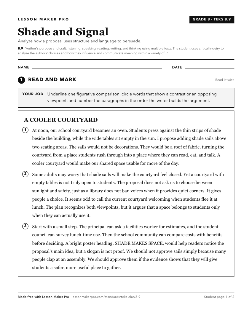 Preview of the 8.9 printable worksheet